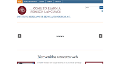 Desktop Screenshot of lenguasmodernasac.com