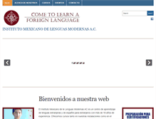 Tablet Screenshot of lenguasmodernasac.com